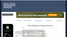 freeonlineresearchpapers.com