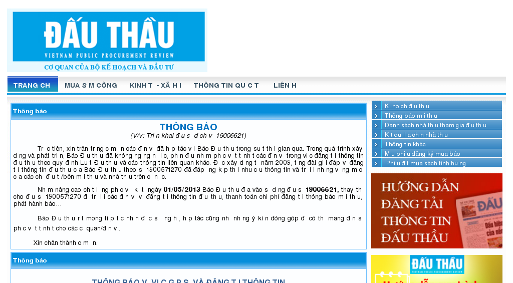 thongtindauthau.com.vn
